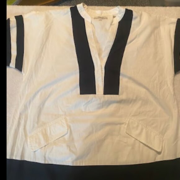 Madewell Tops - Madewell Women's XXS Black/white striped Tunic Dress